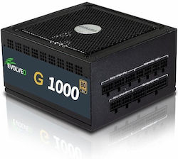 Evolveo G1000 1000W Negru Sursă de Alimentare Calculator Complet modular 80 Plus Gold