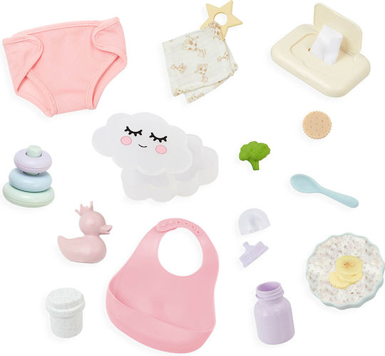 Doll Accessories Set 14" Battat Newborn Essentials 19 Pieces