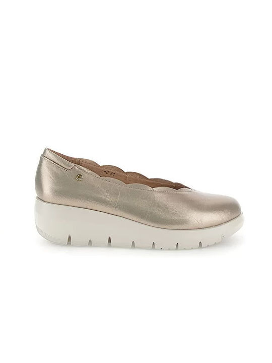 Platforme dama tip Închis Toe Culoare Tabac maro