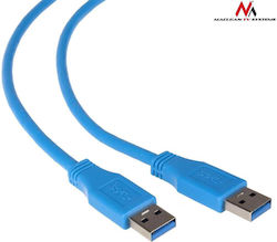 Maclean Energy MCTV/583 USB 3.0 USB-A Male to USB-A Male Blue 3m