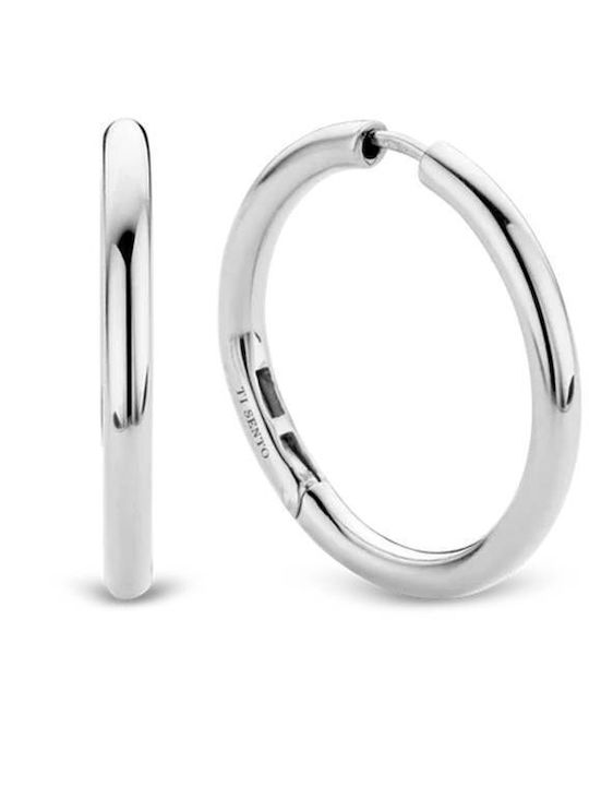 Ti Sento Earrings Hoops made of Silver