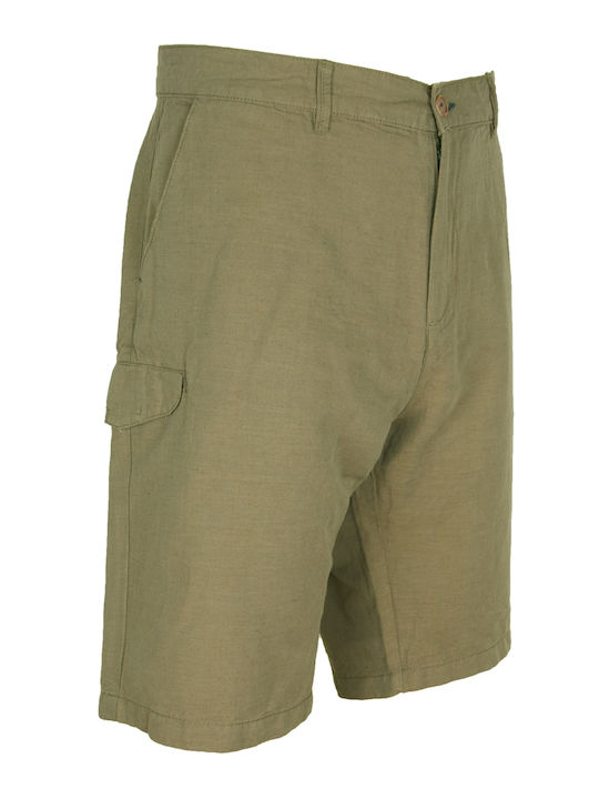 Double Herrenshorts Cargo Khaki