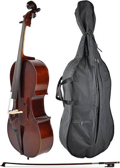 Leonardo Officina Italiana 4/4 Cello Mit Hülle und Bogen
