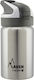 Laken Recyclable Bottle Thermos Stainless Steel BPA Free 350ml Silver Poma Summit with Straw
