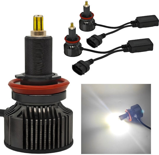 Lămpi Autoturismului H11 / H16 Canbus LED 5500K Alb rece 2buc