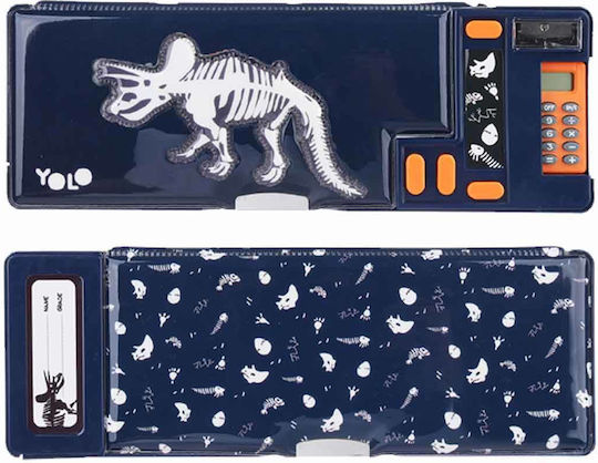 Yolo Retro Pencil Case Multicolored