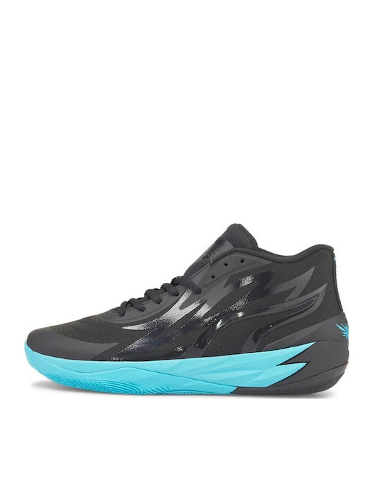MB.02 Hoch Basketballschuhe Schwarz