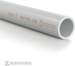 Kouvidis Βαρέως Τύπου 1250nt Elektrischer Leitungskanal mit Durchmesser 40mm aus Kunststoff 1m 1021040