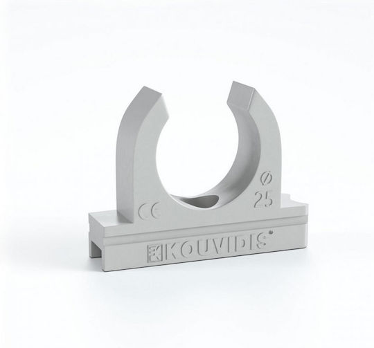 Kouvidis Electrical Conduit Bracket with Diameter 25mm made of Plastic 4033025