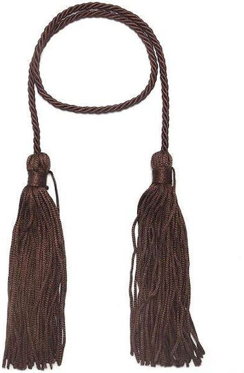 Ciucure decorativ pentru proiecte DIY Brown 2buc 90cm.