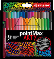 Stabilo Arty Marker de Proiectare 0.8mm Pointmax Arty St488/32-1-20 32 Colors