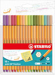 Stabilo Point 88 Marker de Proiectare 0.4mm Stabilo, St8818-22 18 Colors