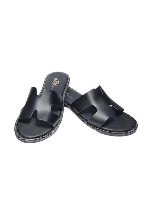 Gk Shoes Din piele Sandale dama în Culoarea Negru