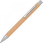 Eco-Friendly Paper Beige Pen Η14.4xø1.1cm 6 Pieces
