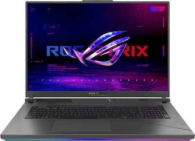 Asus ROG Strix G18 G814JVR-N6002 18" 240Hz (i9-14900HX/32GB/1TB SSD/GeForce RTX 4060/Fără OS) Gri eclipsă (Tastatură US)