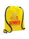 Europa Conference League Winner Backpack Drawstring Gymbag Yellow Pocket 40x48cm & Thick Cords