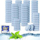 Uraqt U4 Car Window Cleaning Tablets Set of 75 Multifunctional Windshield Wiper Washing Tablets Concentrated Cleaning Tablets for Car Windows & Screens Detergent Strong Disinfection Capability for Kitchen Bathroom Mirrors Various