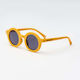 Baby Cloud Baby Round Kids Sunglasses with Polarized Lenses Mustard for 1-3 Years