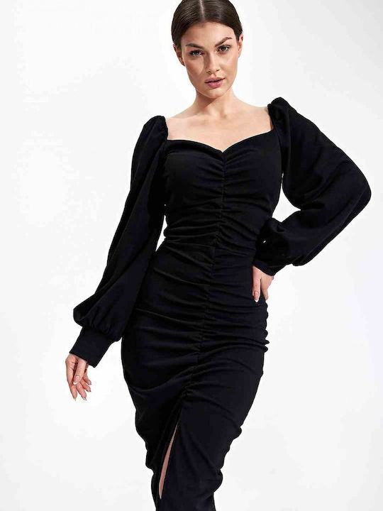 Figl Midi Evening Dress Black