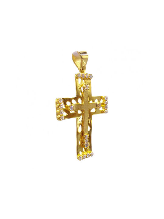 Velegrakis Women's Gold Cross 14K