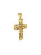 Velegrakis Damen Gold Kreuz 14K