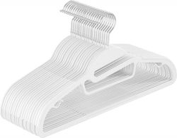Songmics Wardrobe Hanger for Pants Plastic Whit...