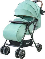 Crystal Adjustable Baby Stroller Suitable for Newborn Green 6.3kg