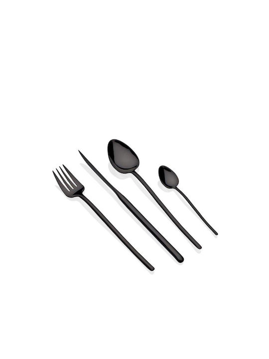 Herdmar Set de Tacâmuri Inoxidabil Negre 30buc