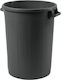Viosarp Plastic Waste Bin 50lt Black