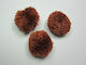 Pom Pom Craft Brown Set of 10pcs