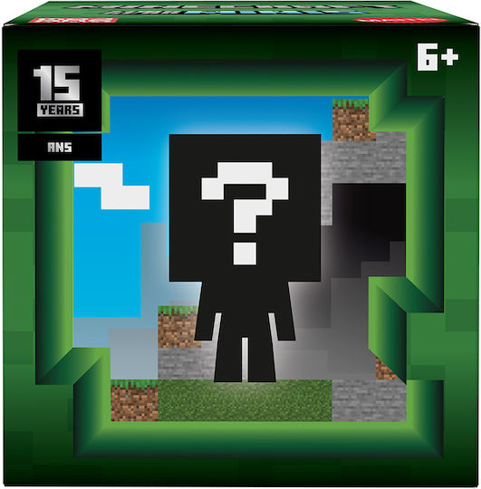Action Figure Mob Head Minecraft Grey Zaki for 6+ years old Years