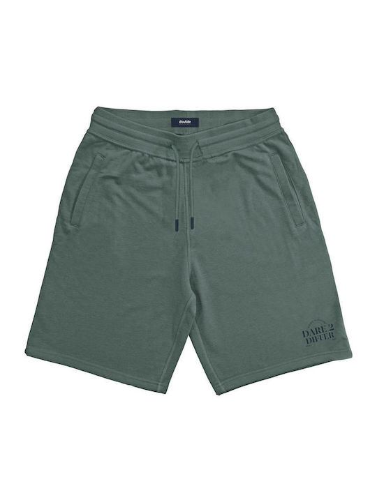 Double Men's Athletic Shorts Green