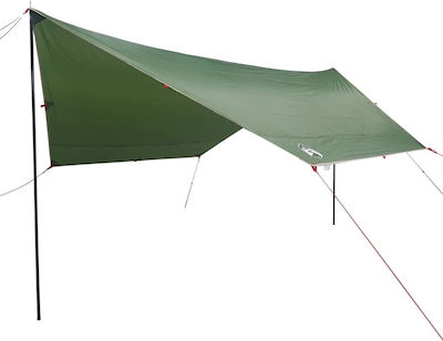 vidaXL Cort / Umbrelă de Plajă Verde 380x210cm