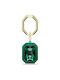 Swarovski Keychain Metallic Green