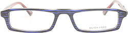 Look Ramă Ochelari Pentru Bărbați Din Acetat Albastră
