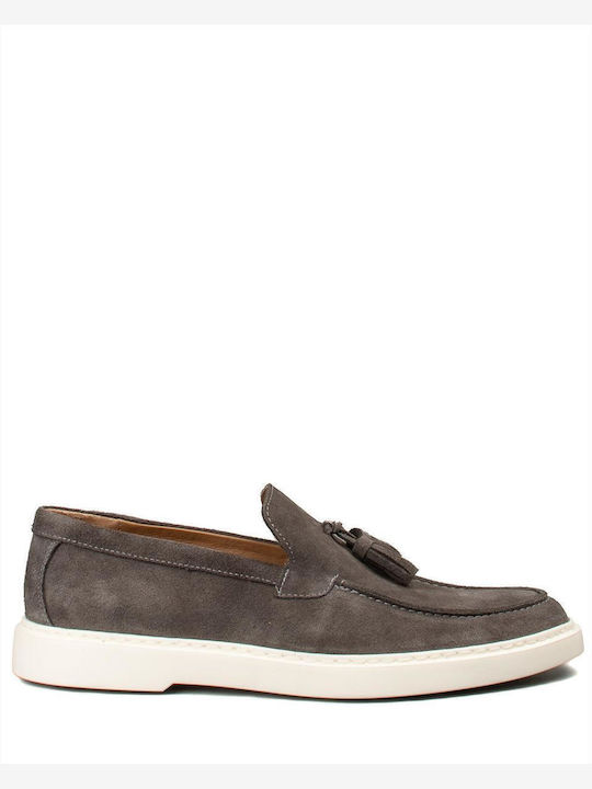 Damiani Ανδρικά Loafers σε Γκρι Χρώμα