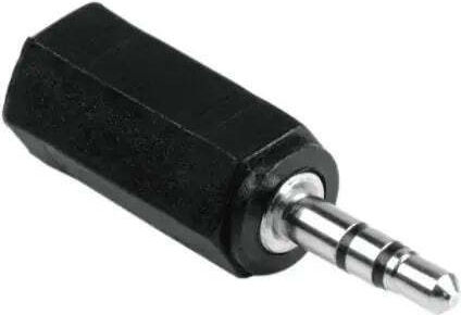 Hama Adapter 3.5mm Male To 2.5mm Female Jack Black