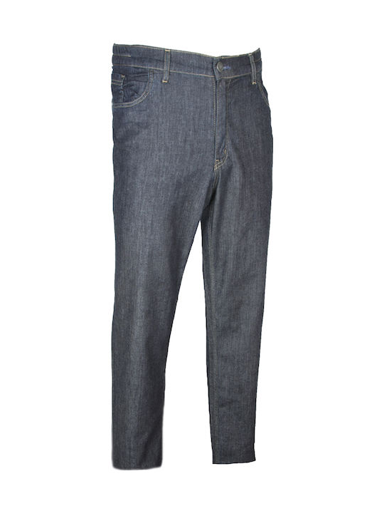 Men's Jeans Pants Elastic with Regular Fit Blue