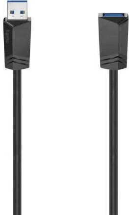 HAMA USB 3.0 Cablu USB-A - USB-A female Negru 1.5m 00200628