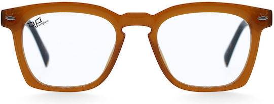 OJO Sunglasses Ghajn Tea Shell Ανδρικός Κοκκάλινος Σκελετός Πορτοκαλί 28OSI30283