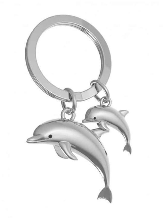 Metalmorphose Mtm145-06 Μπρελοκ Dolphin & Baby Dolphin