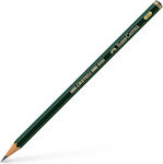 Faber-Castell Set de 12 Creioane 5H Verzi