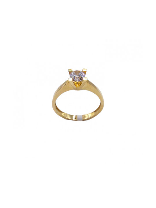 Velegrakis Single Stone from Gold 14K