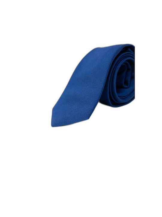 Antony Morato Men's Tie Silk Monochrome in Blue Color