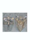 Fos me Weihnachtliche Metallisch Figur Box Silber 21x21x21cm