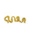 Weihnachtliche Girlande Plastik Gold 200x7cm 1Stück
