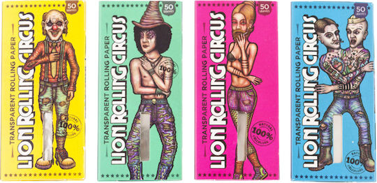 Lion Rolling Circus Zigarettenpapier 50 Blätter 1Stück