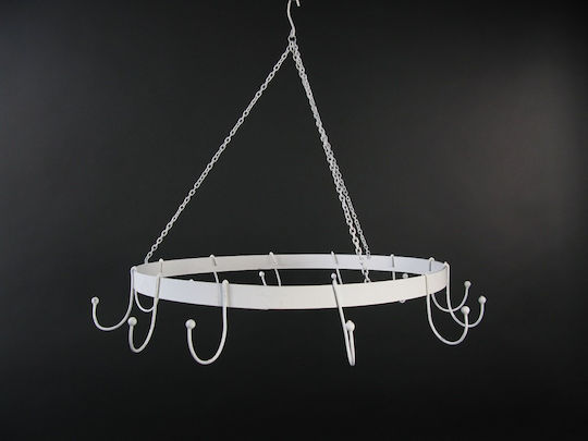 Metall Hängegestell 46x37 Weiß