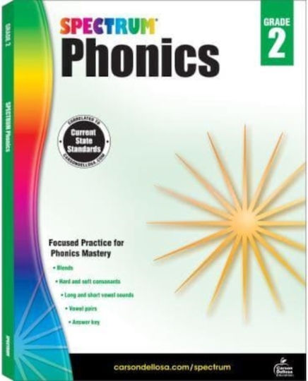 Spectrum Phonics Grade 2 Carson Dellosa Paperback Spectrum Phonics Grade 2 Carson Dellosa Paperback