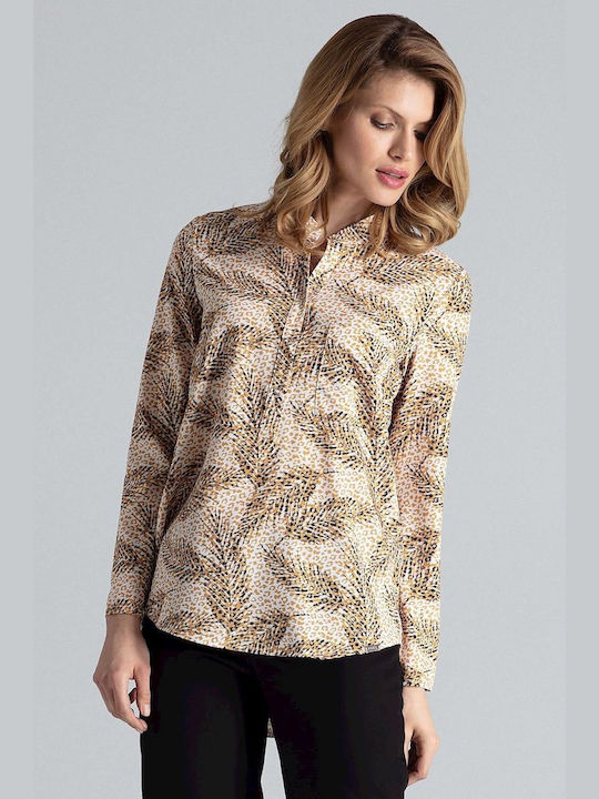 Figl Women's Blouse Long Sleeve Multicolour